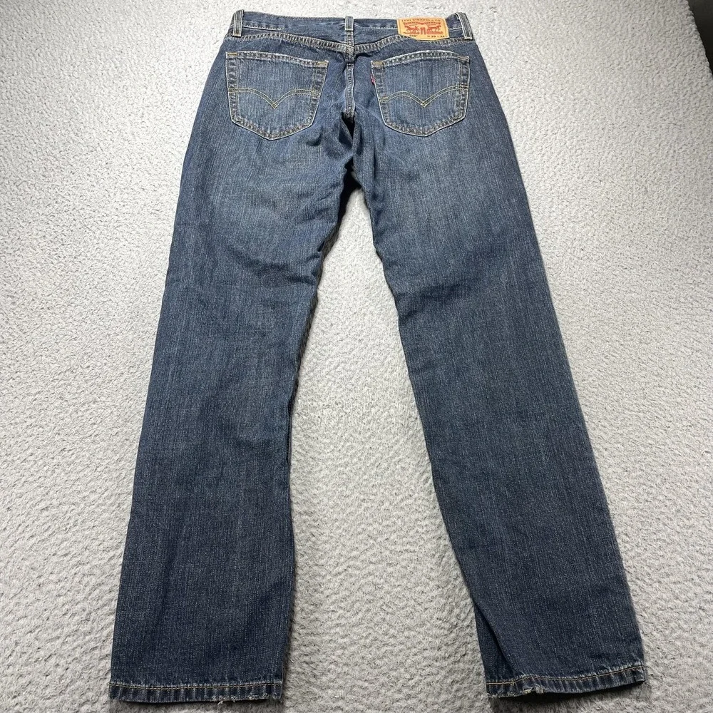 Levis 559 Jeans Mens 29x32 Blue Medium Wash Relaxed Straight Denim Pants Casual